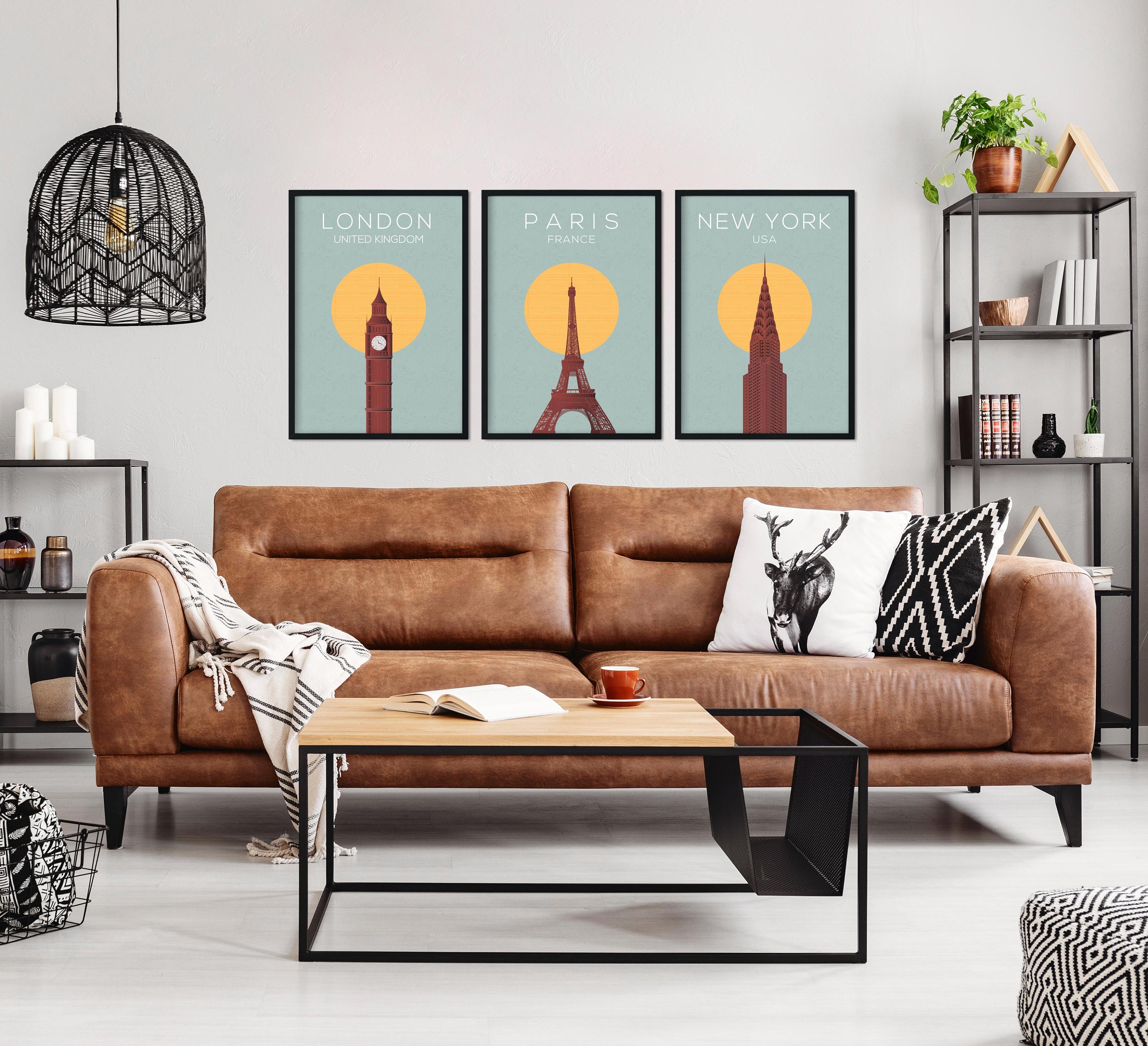 Travel Print Set Wall Art Set Travel Wall Art Set of Etsy UK