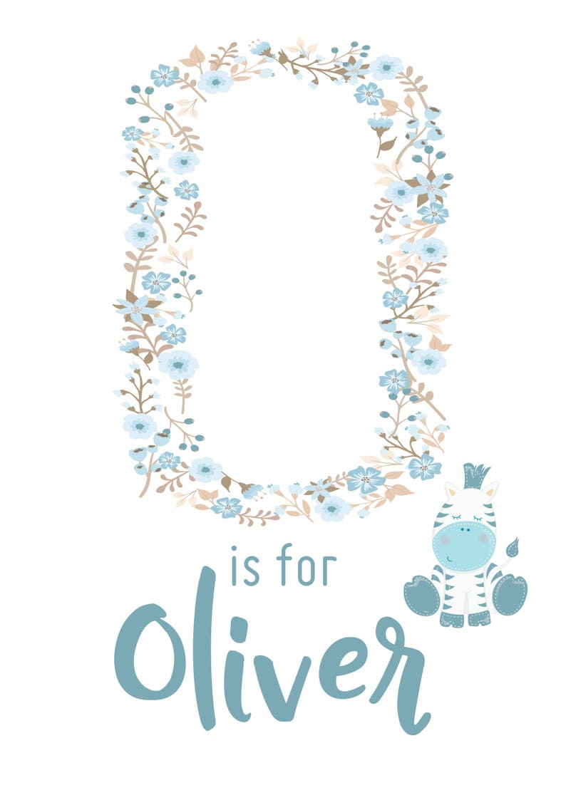 Personalised Name Print Nursery Wall Art New Baby Custom | Etsy