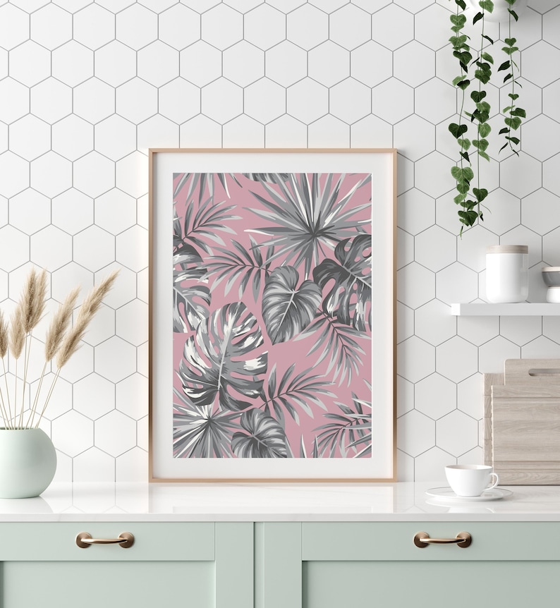 Monstera Wall Art Botanical Print Prints Wall Art Etsy