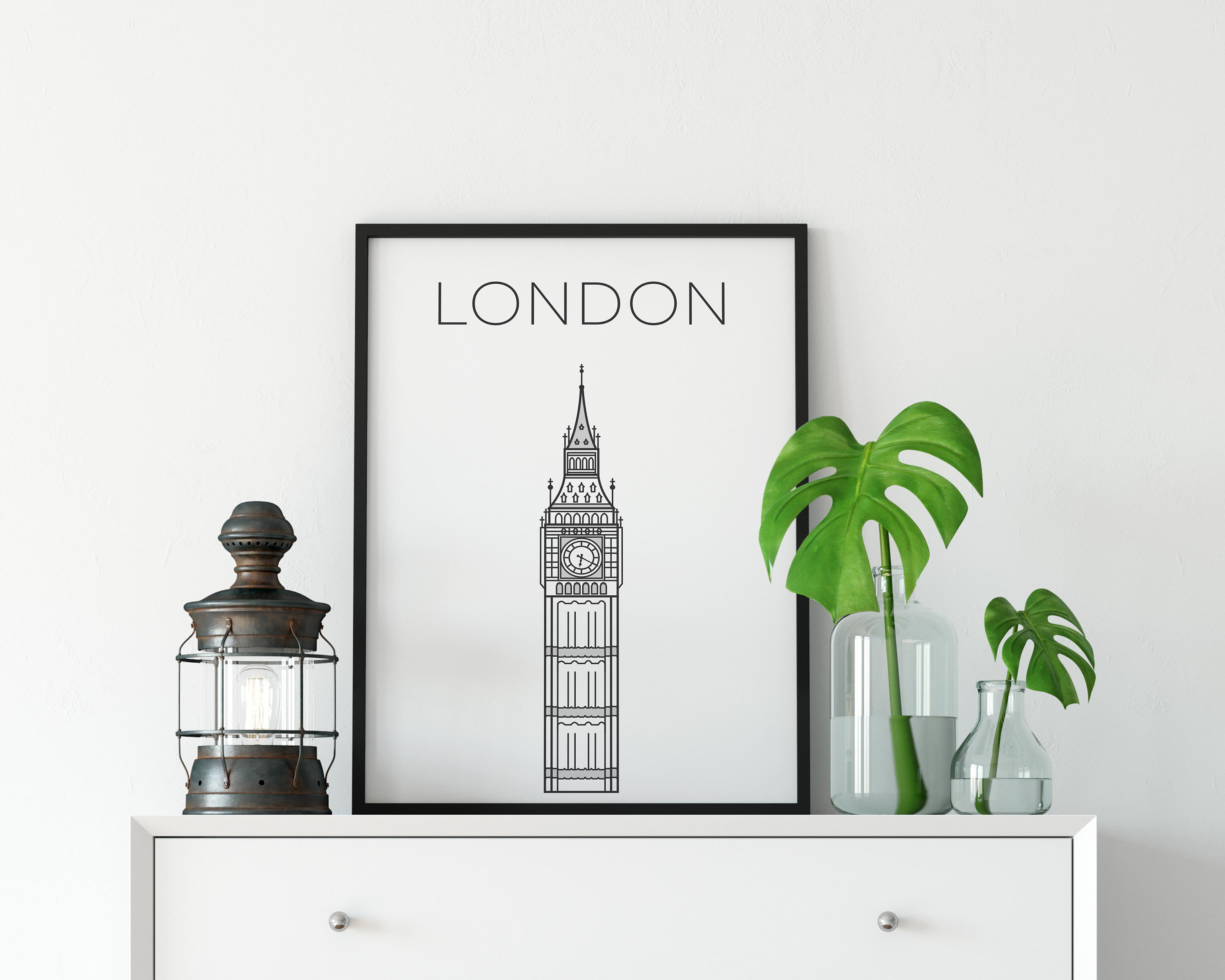 Wall Art London Print London Poster London Wall Art Travel Etsy UK