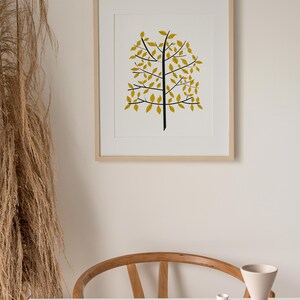 Tree Print, Wall Art Print, Wall Art, Minimalist Print, Minimalist Art ...