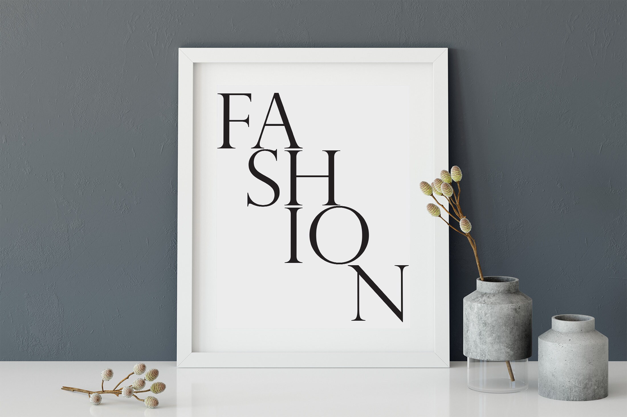 Black White Wall Art Print Prints Fashion Print Wall Art Etsy