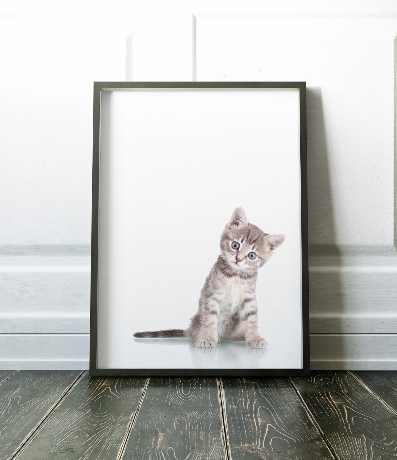 Wall Art Kitten Print Cat Print Cute Wall Art Wall Art Etsy UK