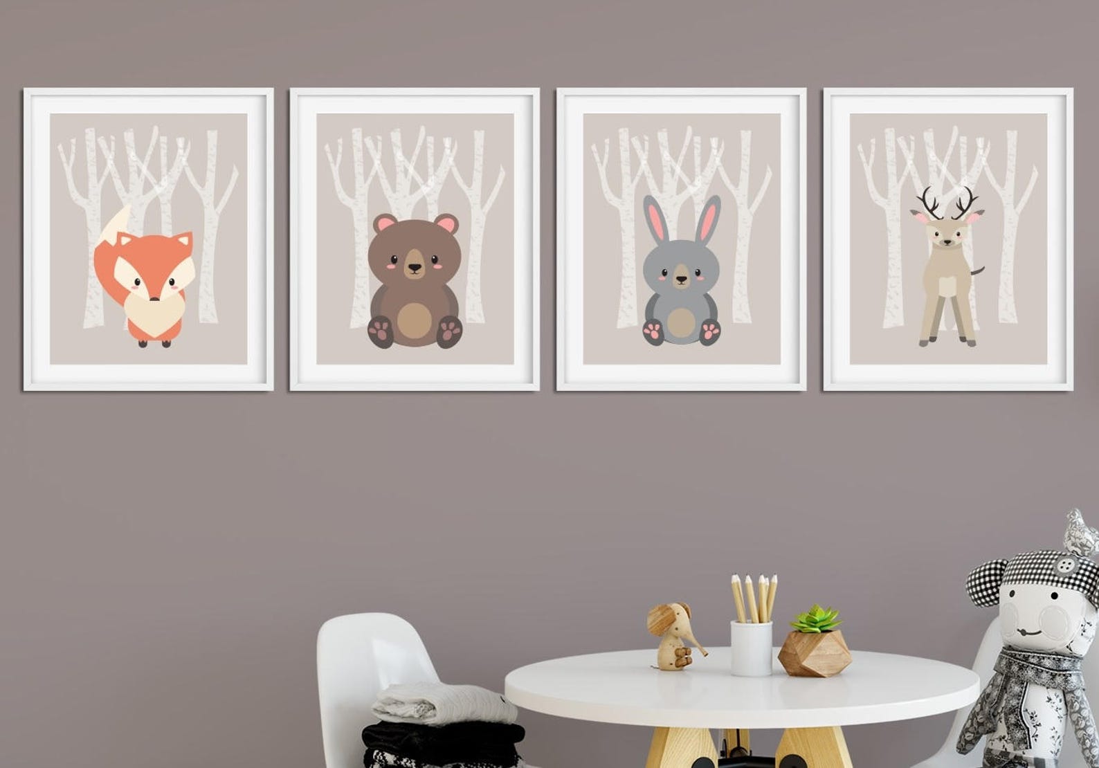 Nursery Wall Art, Nursery Prints, Set of Nursery Prints, Wall Art ...