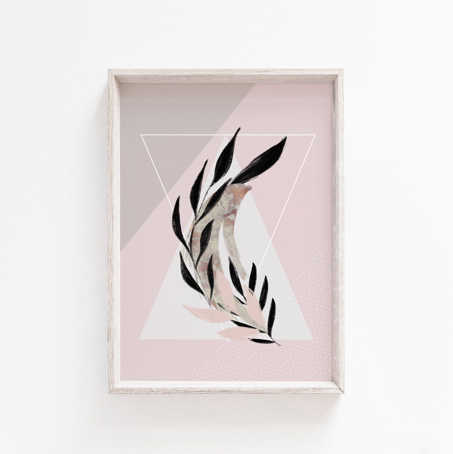 Wall Art Print Pink Wall Art Pink Prints Wall Art Grey Etsy UK