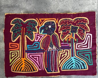 B1883. OLD Bird and Coconut TREE MOLA
