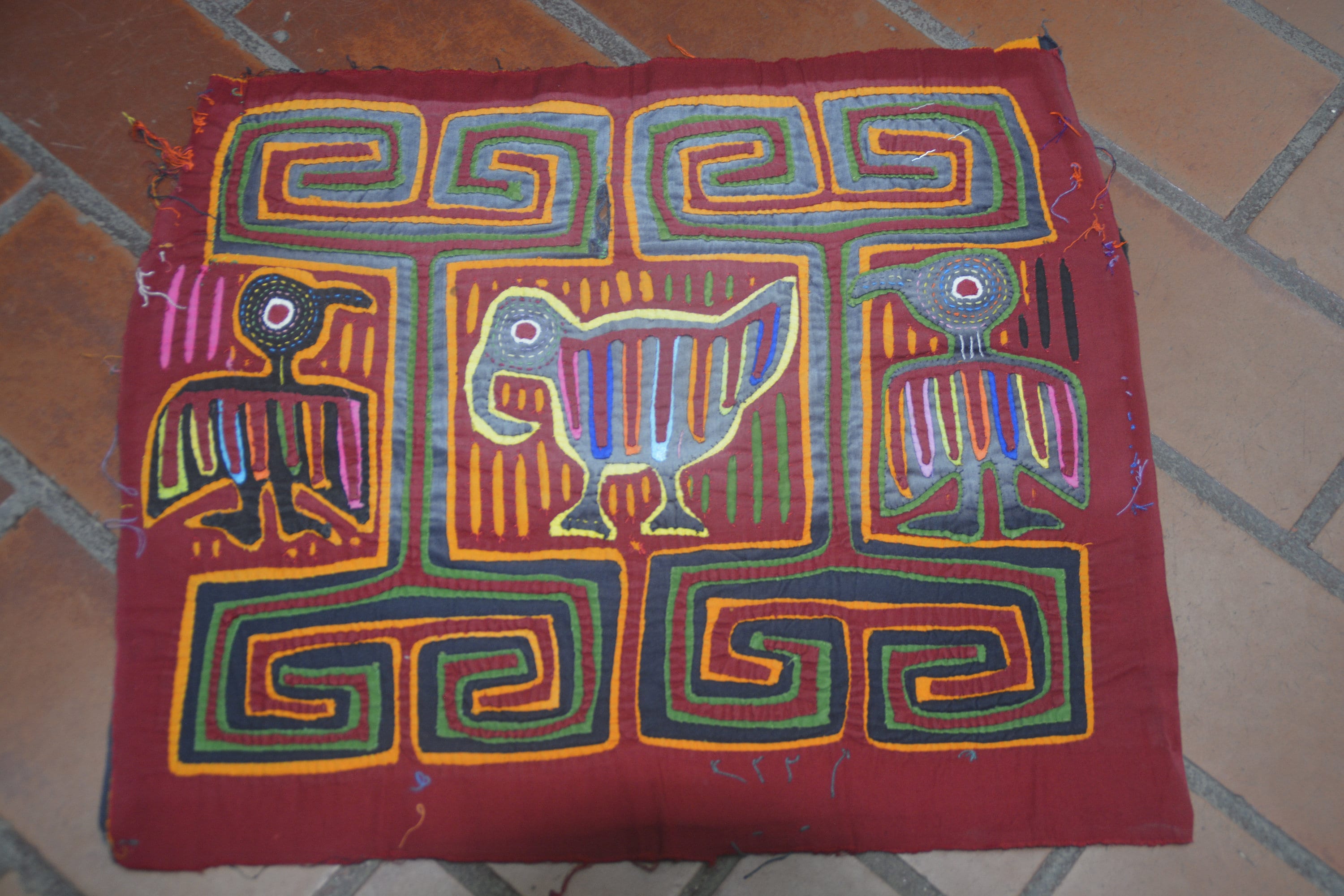 594. OLD TRADITIONAL BIRD Mola Panama # 594 - Etsy Ireland