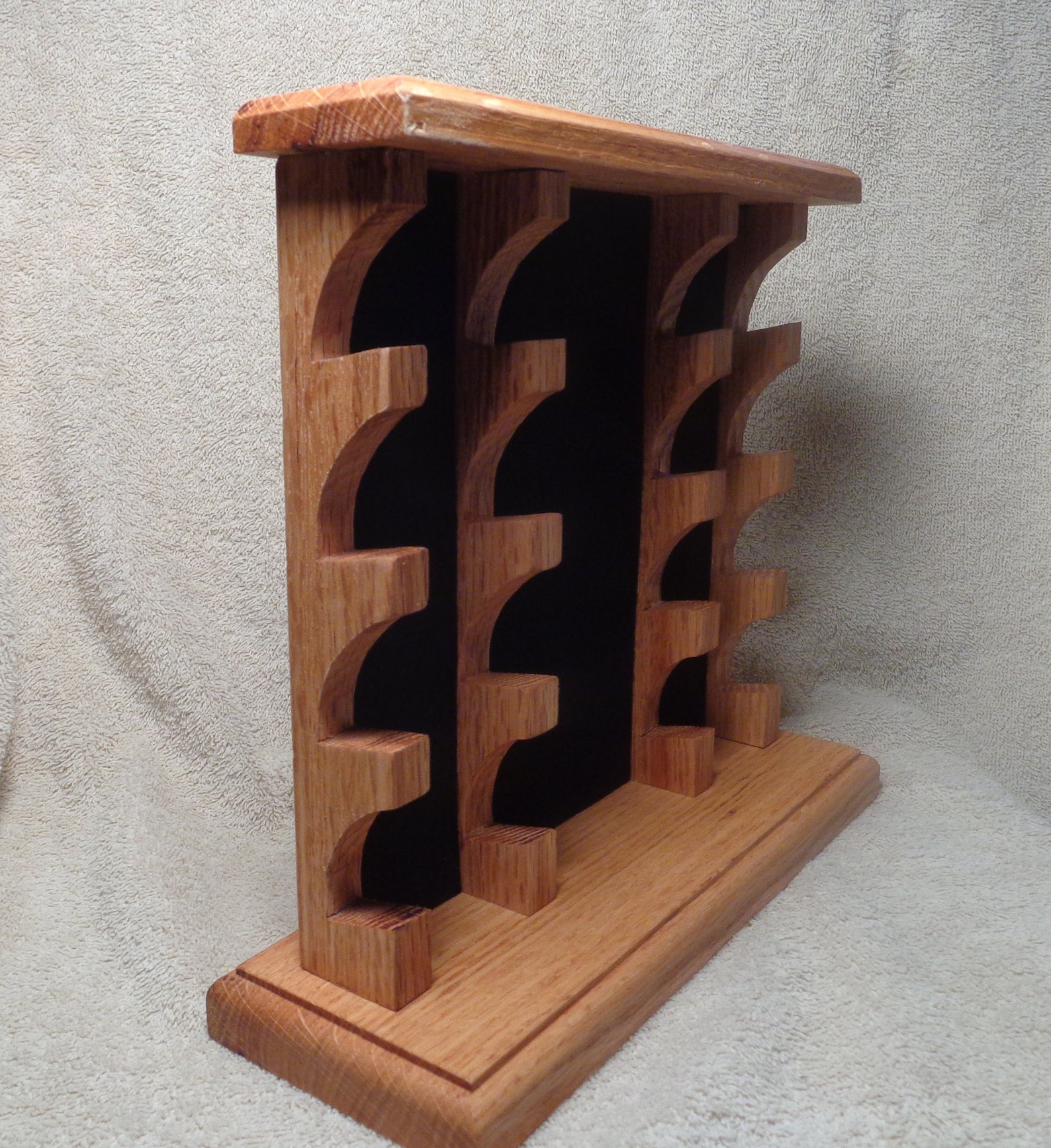 Custom Knife Display Stand Case Made From Solid Oak Wood. Etsy