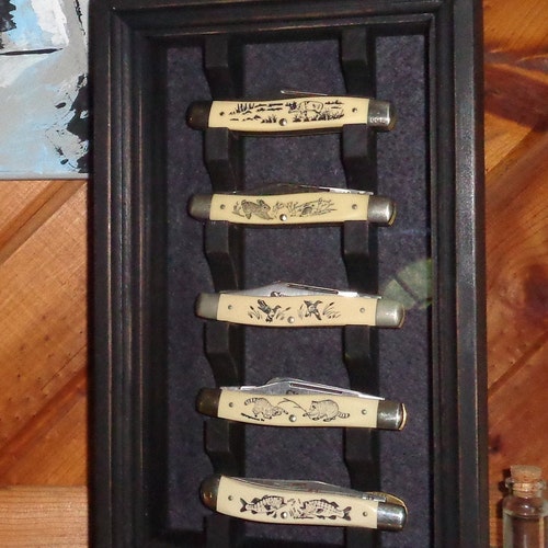 Rustic Knife Display Case - Etsy