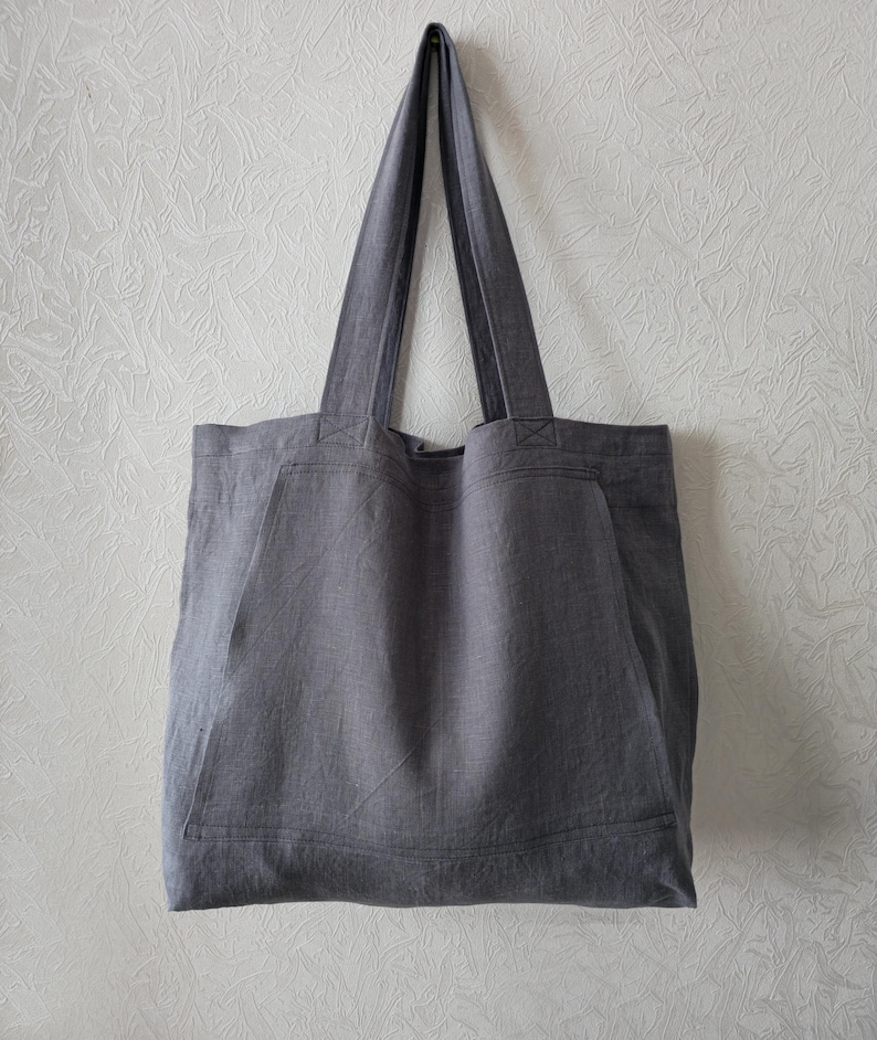 linen tote bag