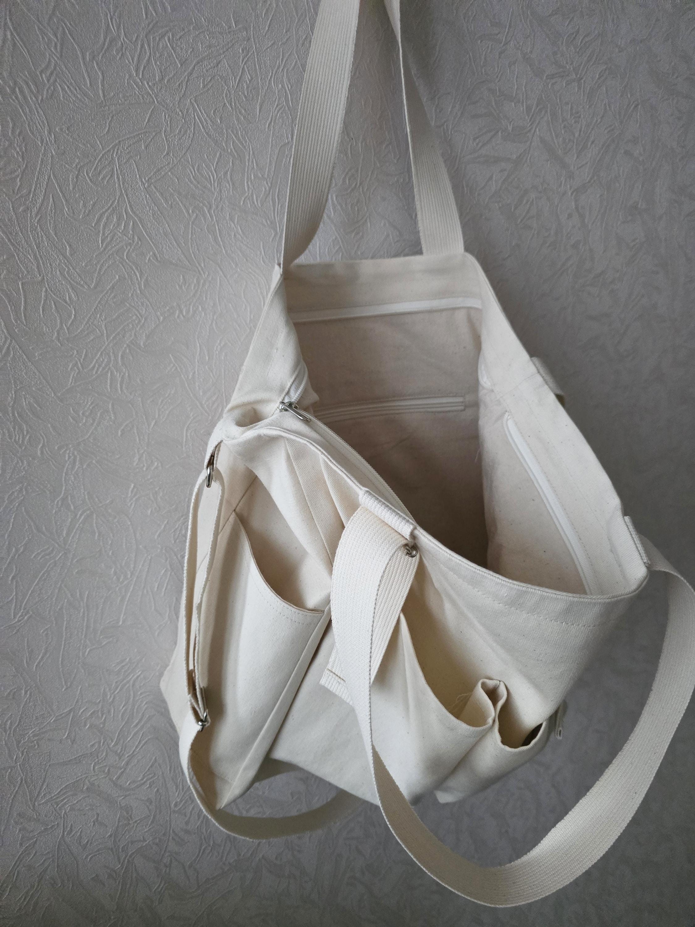 【Anyone more】Densi Pocket Stitch Square Shoulder Bag Cutting & Sewing a Stylish Multi-Pocket Shoulder Bag from