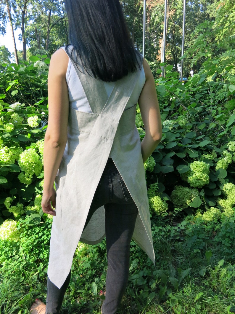 Easy to Sew/ Square Cross Back Apron Sewing Pattern PDF/ Easy Pattern ...