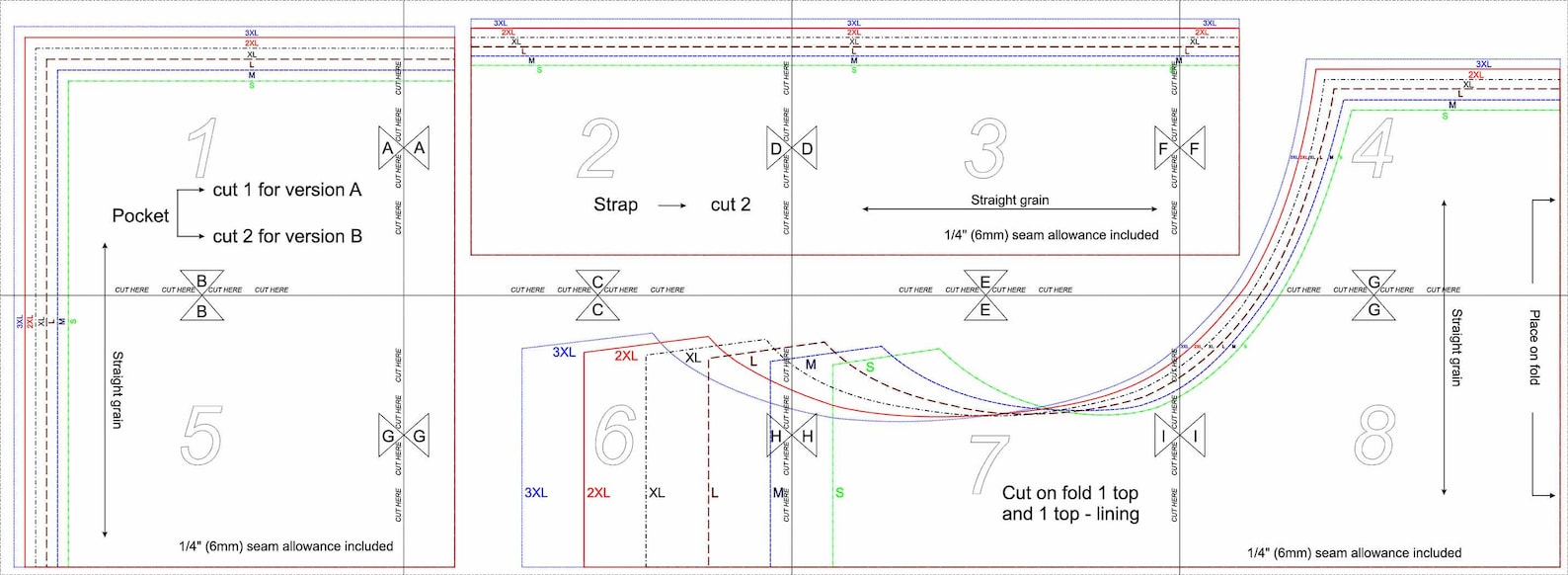 Pottery Apron Sewing Pattern/split Leg Apron /pinafore Pattern PDF/ No