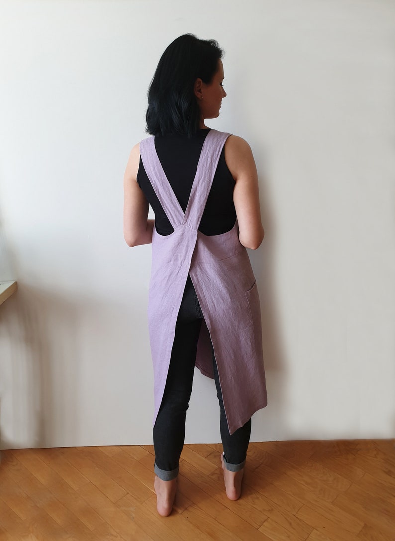 Pottery Apron Sewing Pattern/split Leg Apron /pinafore Pattern Etsy