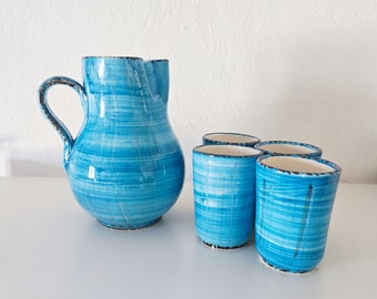 Milk jug and cup set