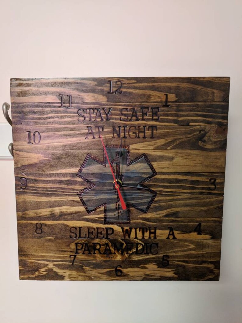 Hidden Gun or wallet storage clock stay safe at night sleep Etsy