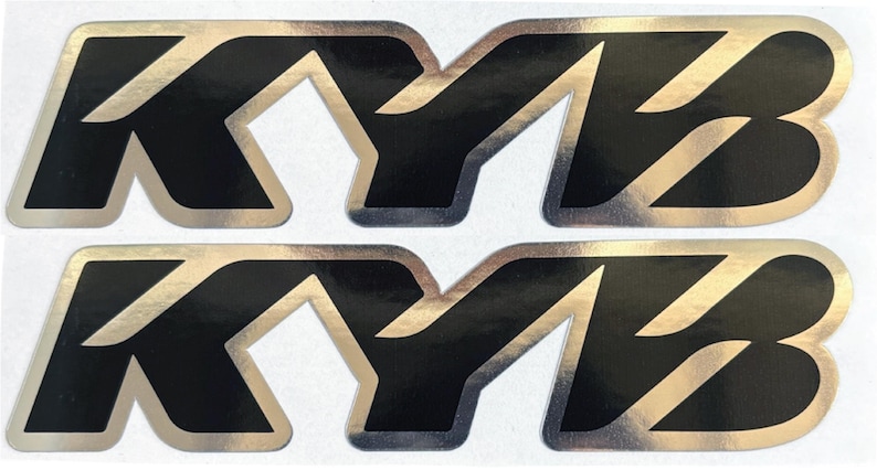 KYB Fork Decals 6x2