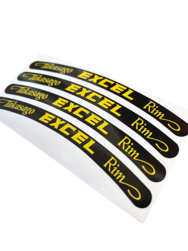 Execl Rim Decals Excel Wheel Decals MX Surron Talaria Rim Sticker 4pcs - Etsy