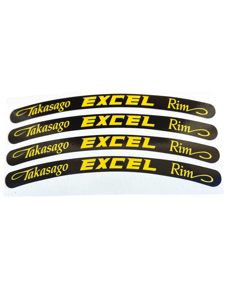 Execl Rim Decals Excel Wheel Decals MX Surron Talaria Rim Sticker 4pcs - Etsy