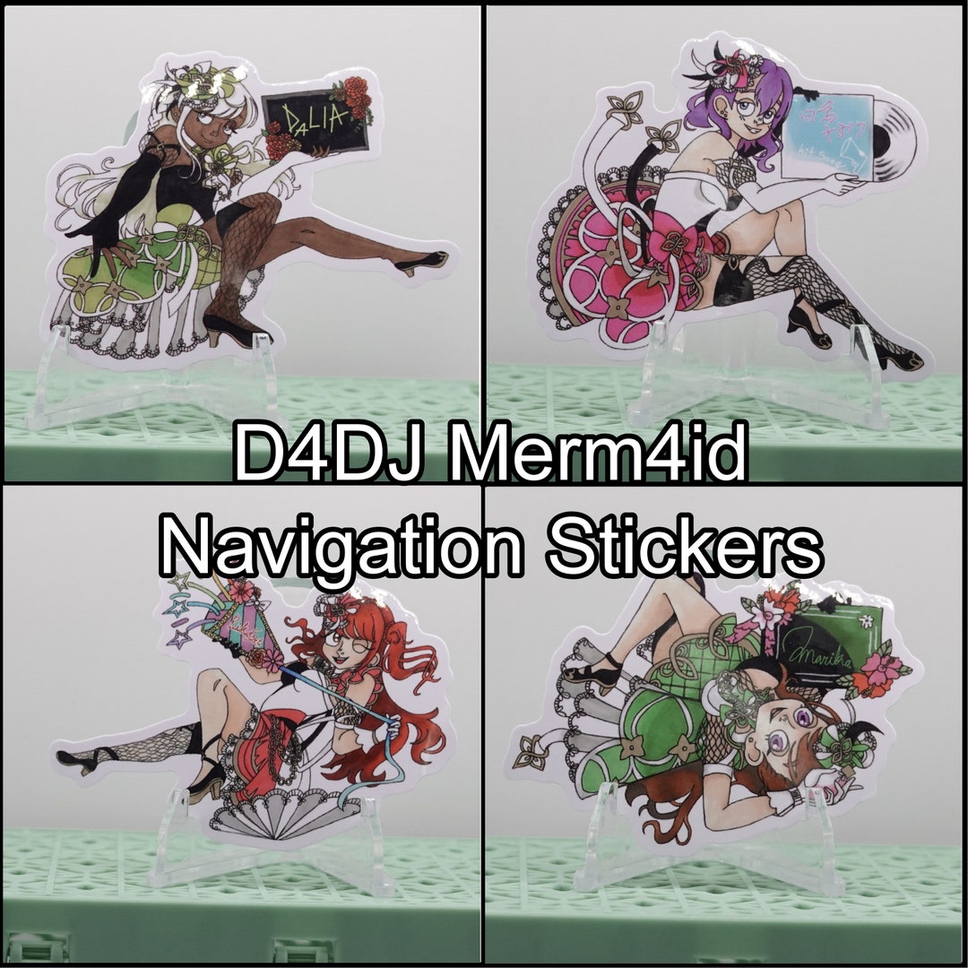 D4DJ Merm4id Navigation ~stickers~ - Etsy