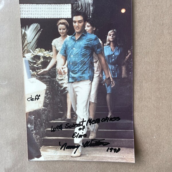 Original kodak photo of Elvis Presley rare from 1962