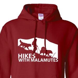 Caminatas con Malamutes - Alaskan Malamute- Pull Over Hoodie - Unisex