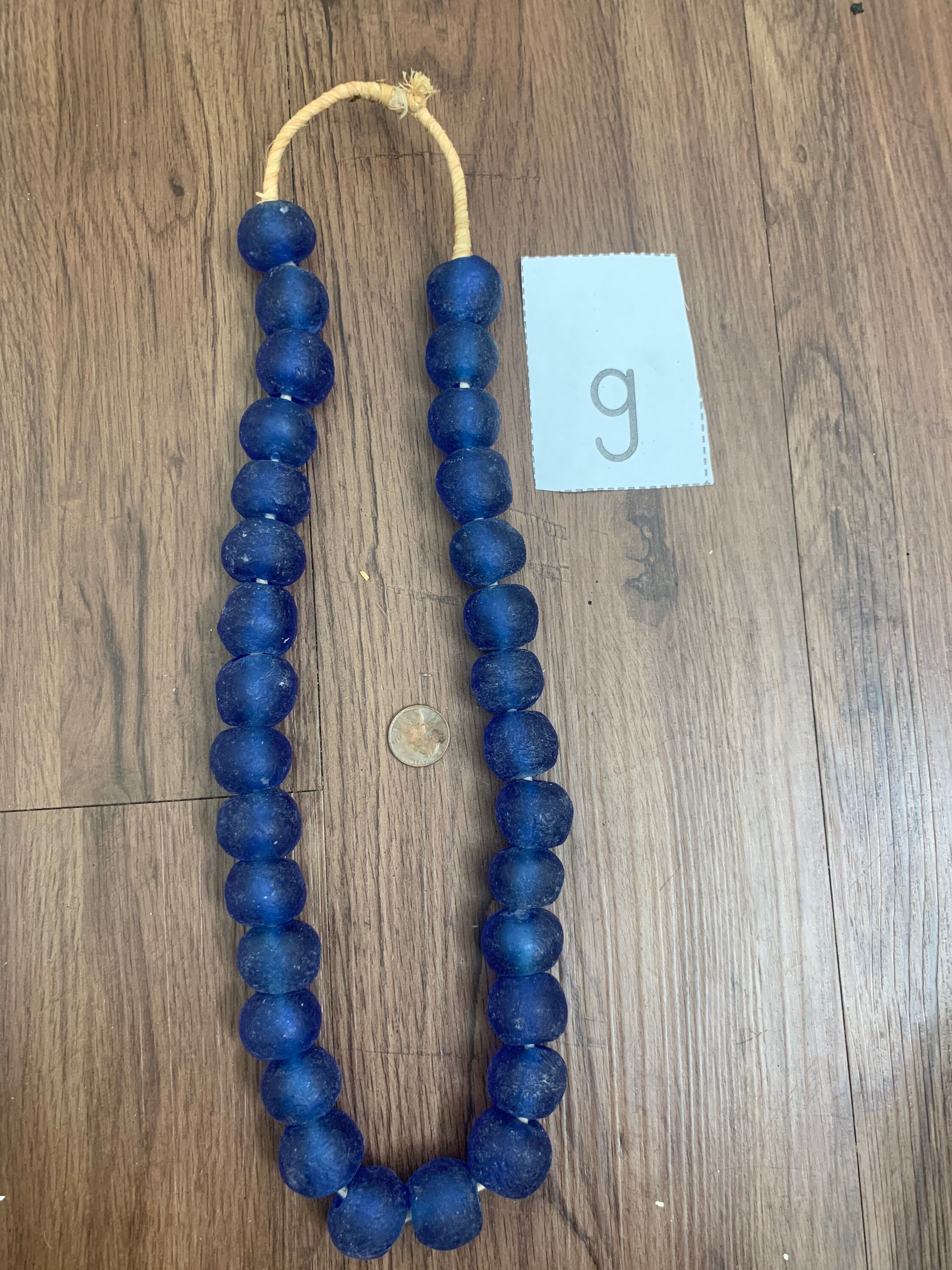 Ghana Glass Beads Medium Size Etsy