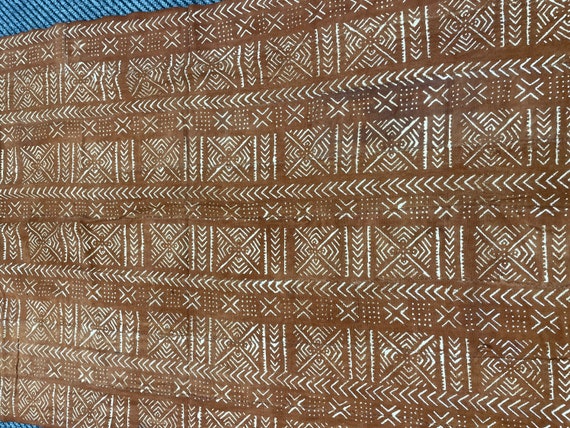 Rust  mudcloth authentic - image 1