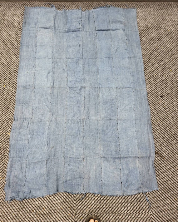 Solid Grey mudcloth - image 2