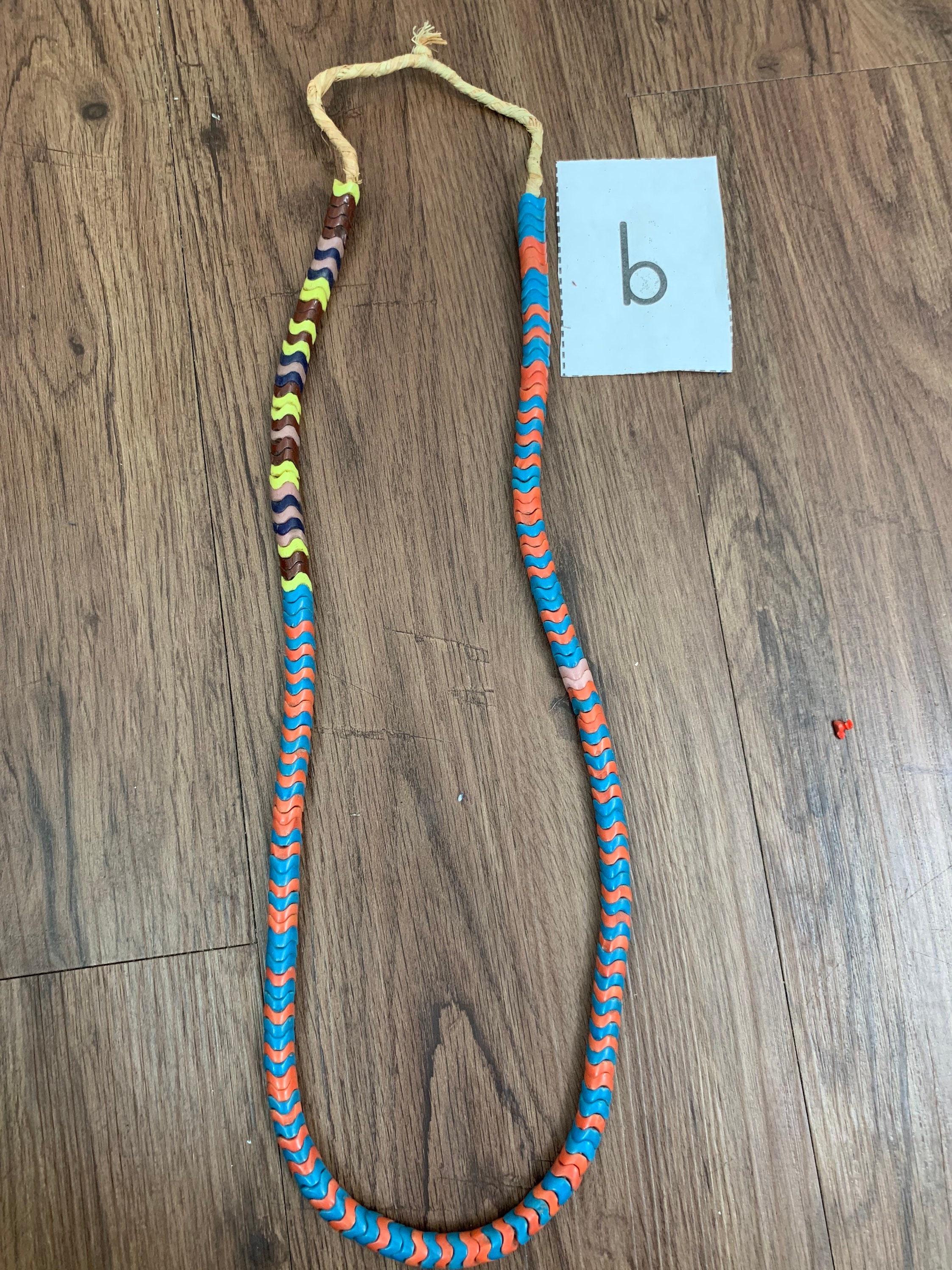 Multicolored Snake Beads Large African Trade Beads Jewelry Etsy