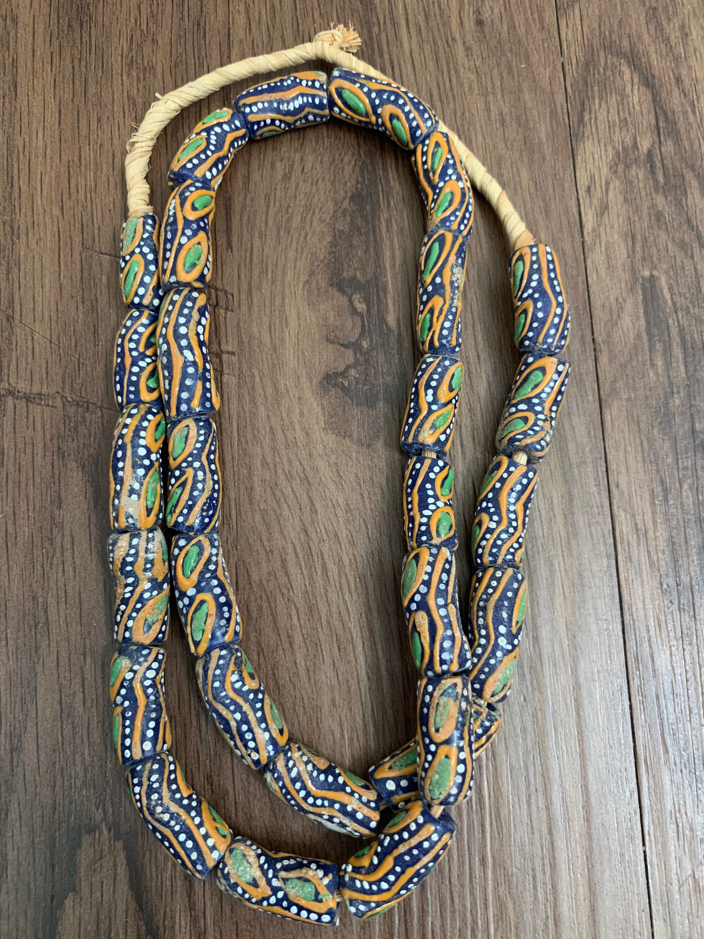 Africa trade bead from ghana Etsy