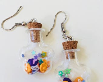 AESTHETIC EARRINGS, POLYMER Clay Earring, Lightweight Statement Dangle Earrings, Statement Clay Summer Jewelry