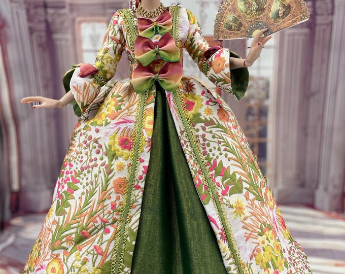 Grace Fitzpatrick Ratoath Regal Court Gown for Grace Fitzpatrick Doll. RTB101 Body by Robert ...