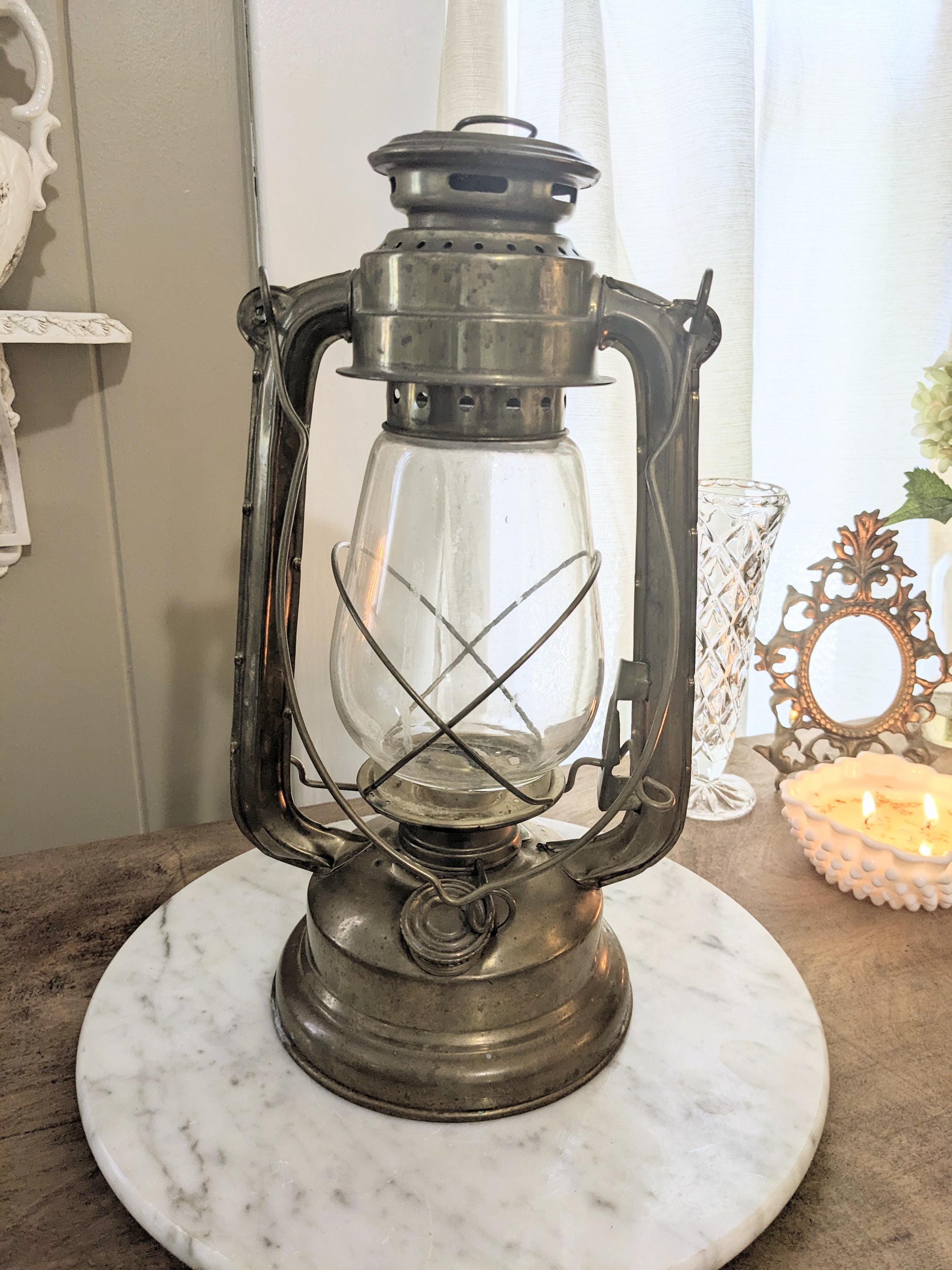 Brass Hurricane Oil Lamp - Etsy