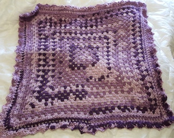 Purple Baby Afghan