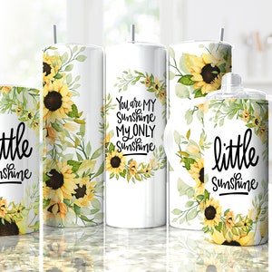 Vaso Mama Mini Sunflowers PNG, vaso Little Sunshine Sippy de 15 oz, diseño de sublimación sin costuras PNG - Diseño de vaso de 20 oz - 2022