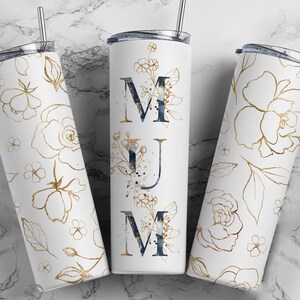 MUM 母の日 ゴールド フローラル 昇華タンブラー シームレス昇華デザイン ダウンロード - スキニータンブラー 20 オンス デザイン - PNG 2022