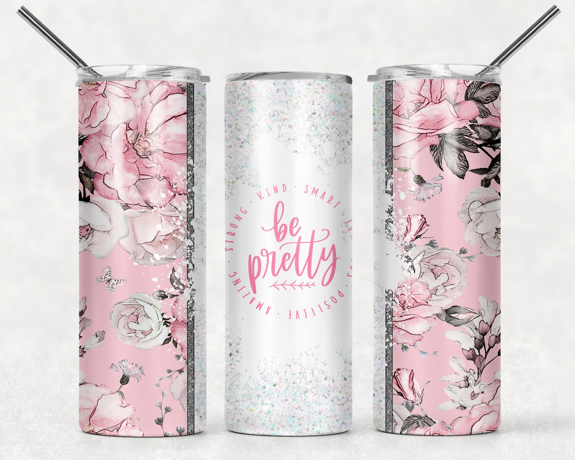 Motivational Inspirational Quotes Tumbler Seamless Sublimation Etsy