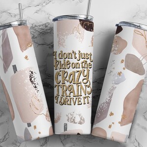 Lustiges Zitat Tumbler Wrap Crazy Zug Nahtlose Land Sublimation Designs Downloads - Skinny 20oz - PNG 2022