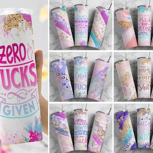 Grappige Tumbler Wrap Bundel R18 Sweary Cuss Sarcastisch PNG Naadloze Tumbler Drive-ontwerpen Sublimatiedownloads - mager 20oz - png
