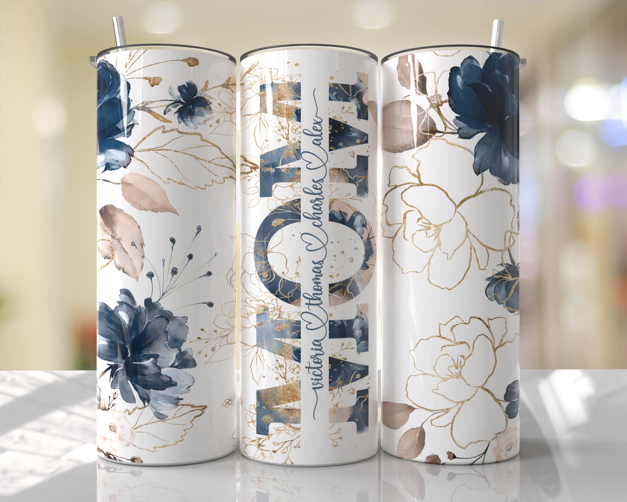 I Need A Double Shot – Engraved Stainless Steel Tumbler, Twin Mom