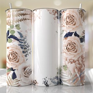 Envoltura floral para vaso PNG con nombres. Diseños de sublimación sin costuras para vaso. Descargas. Diseño delgado de 20 oz. 2022