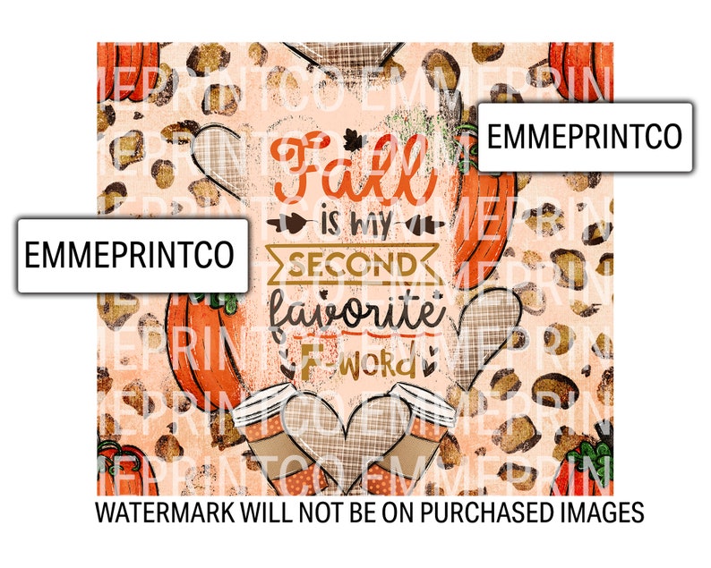 Funny F-word Fall Tumbler Wrap PNG Floral Seamless Sublimation Designs ...