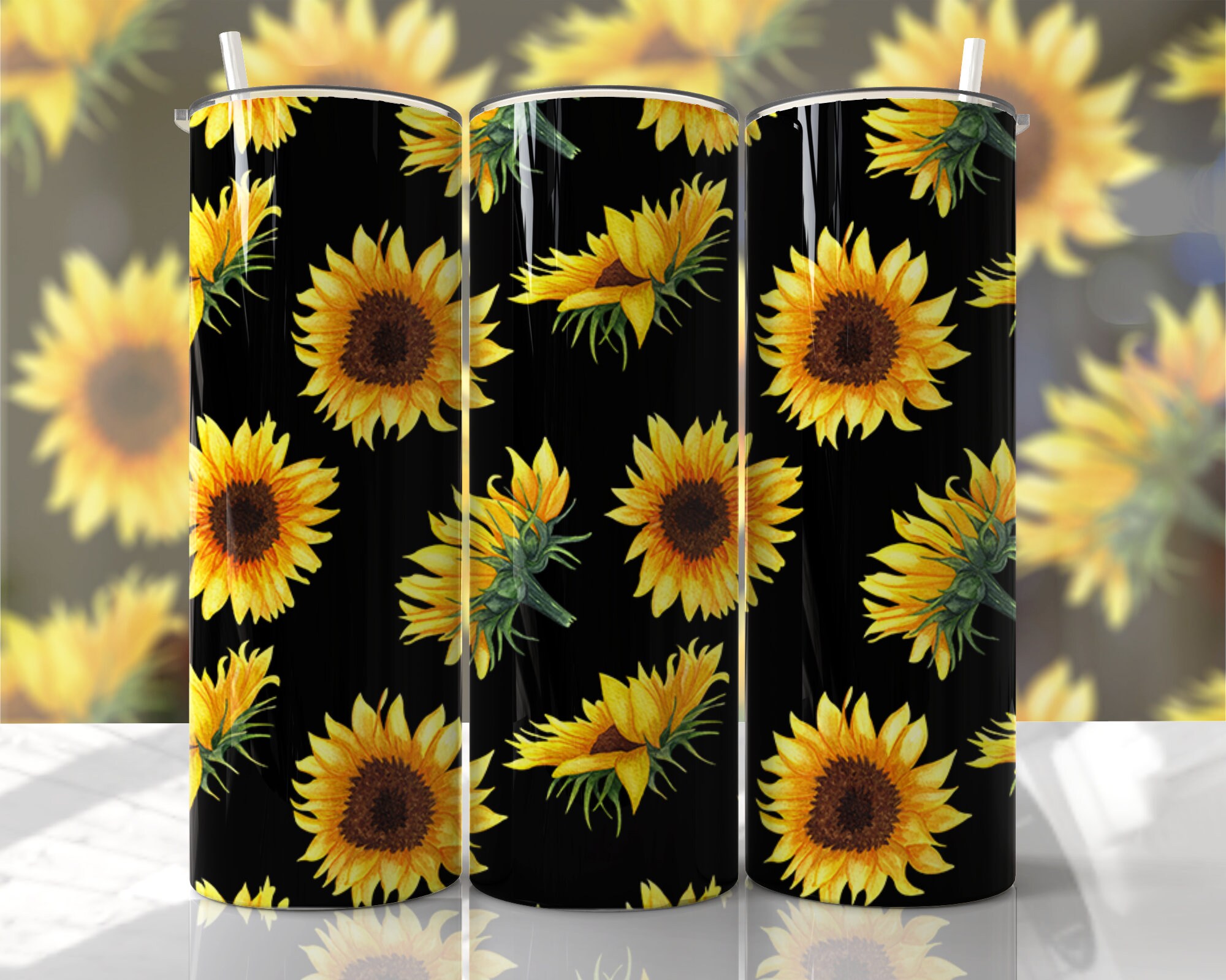 Positive Happy Sunflower Bee 20oz Skinny Tumbler, Sunflower Bee Tumbler  Png, Bee Tumbler, Honey Bee Tumbler, Bee Gifts For Women Tumbler - So Fontsy