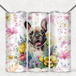 French Bulldog Dog Mom Tumbler Wrap PNG Tumbler Design Sublimation Designs Downloads - Skinny 20oz - PNG - 2023