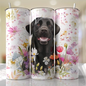 Black Lab Dog Mom Tumbler Wrap PNG Tumbler Design Sublimation Designs Downloads - Skinny 20oz - PNG - 2023