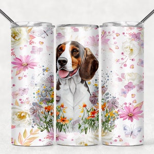 Treeing Walker Coonhound Dog Mom Tumbler Wrap PNG Tumbler Design Sublimation Designs Downloads - Skinny 20oz - PNG - 2023