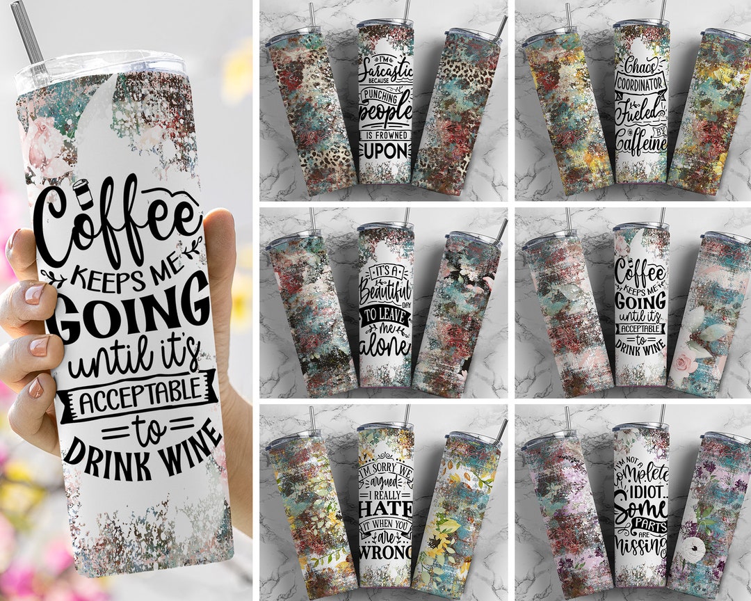 Tumbler Wrap Bundle Funny Sarcastic Western PNG Seamless Tumbler Drive ...