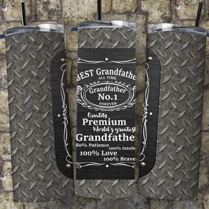 Emballage de gobelet grand-père grand-père PNG pour la fête des pères, téléchargements de motifs amusants en sublimation - Skinny 20 oz - PNG 2022