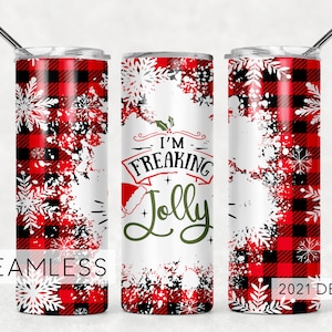 Grappig kerstbekerontwerp Naadloze sublimatieontwerpen downloads - magere beker 20oz-ontwerp - png 2021